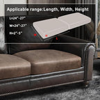 ANARACHON Leather Look Couch Cushion Covers Sofa Seat Slipcovers Sets Couches - Image 3