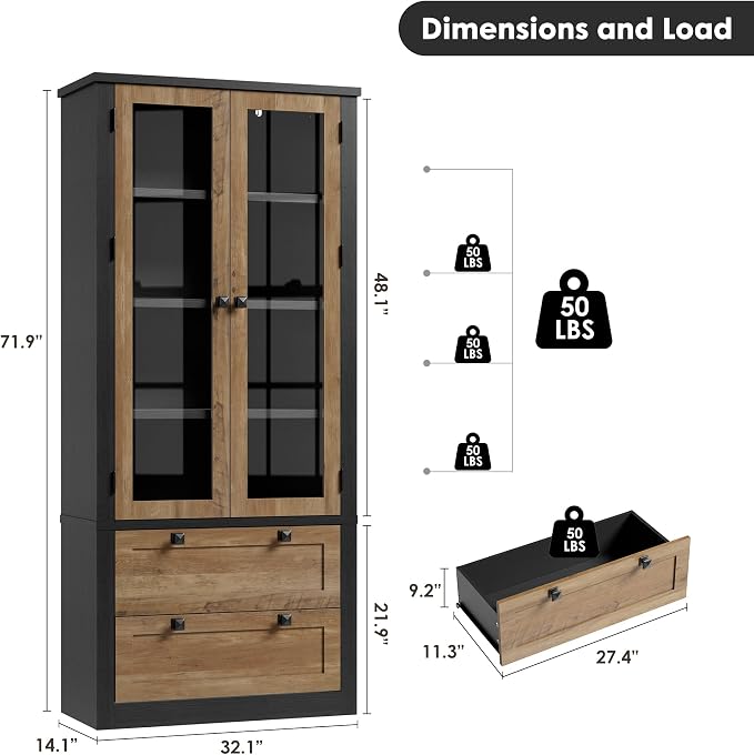 71" Tall Kitchen Pantry Cabinet - Image 2