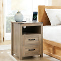 Sierra Night Stand, Rustic End Table by Puntogen