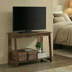Furinno Beginning TV Stand, 2-Tier Rectangular Entertainment Center - Image 3