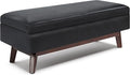 SIMPLIHOME Owen Rectangular Storage Ottoman by SimpliHome