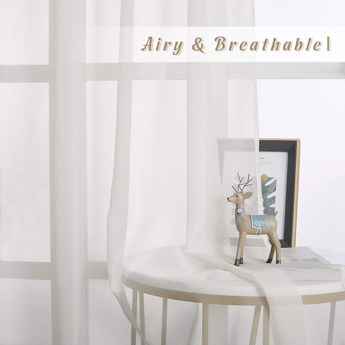 NICETOWN Voile Sheer Window Curtains - Image 3