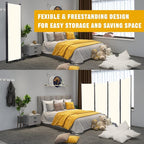 Room Divider 6FT Portable Room Dividers and Folding Privacy Screens, 4 Panel - Image 4
