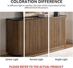 LKTART 64" Buffet Cabinet with Storage, Modern Fluted Accent Sideboard with - Image 9