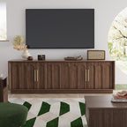 FORTUNETEC TV Stand for 75 Inch TV, Mid Century Modern TV Stand - Image 5