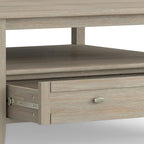 SIMPLIHOME Warm Shaker Solid Wood Transitional-Style 36-inch Wide Coffee Table - Image 10