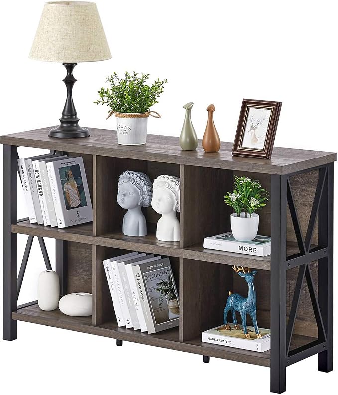 FATORRI Rustic 6 Cube Storage Organizer - Image 8