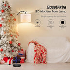 BoostArea Floor Lamp for Living Room, LED Arched Floor Lamps, Modern Standing - Image 2