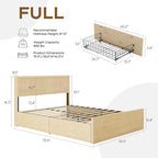 Brafab Natural Rattan Full Size Bed Frame - Image 2
