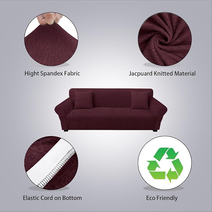 Sofa Slipcover with 2 Pillow Cover - Image 2