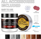 Leather Recoloring Balm with 100ml Mink Oil, Car Seats, Dye & Restorer - Image 6