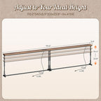 Huuger 110.2 Inch Behind Couch Table - Image 2