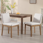 Farmhouse Wooden Dining Chairs - Image 3