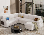 Vipbear 111" Modular Sectional Sleeper Sofa - Image 2
