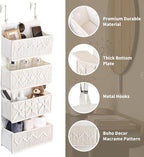 janebeauties Over the Door Organizer Macrame Boho Nursery Storage - Image 2