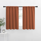 NICETOWN Blackout Curtains for Living Curtains, Burnt Orange, 2 Panels by NICETOWN