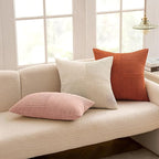 MIULEE Pink Decorative Throw Pillow Covers - Image 5