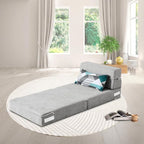 ANONER Folding Sofa Bed Couch Memory Foam Fold Out Chair Bed - Image 6