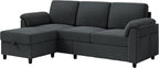 Vongrasig Convertible Sectional Sofa Couch, 3 Seat L Shaped Sofa - Image 8