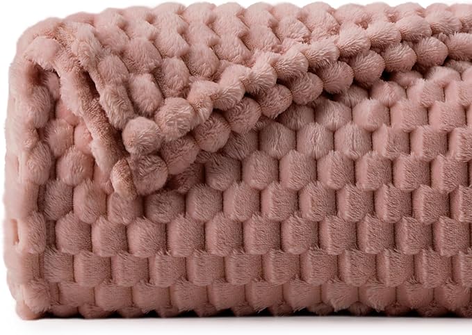 BEDELITE Dusty Pink Twin Blanket by BEDELITE