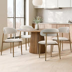 UVV Dining Chairs Set of 4, Metal Kitchen Chairs by UVVLivetheQualityLife