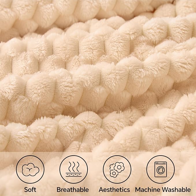 BEDELITE Blush Sand Throw Blanket - Image 3