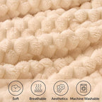 BEDELITE Blush Sand Throw Blanket - Image 3