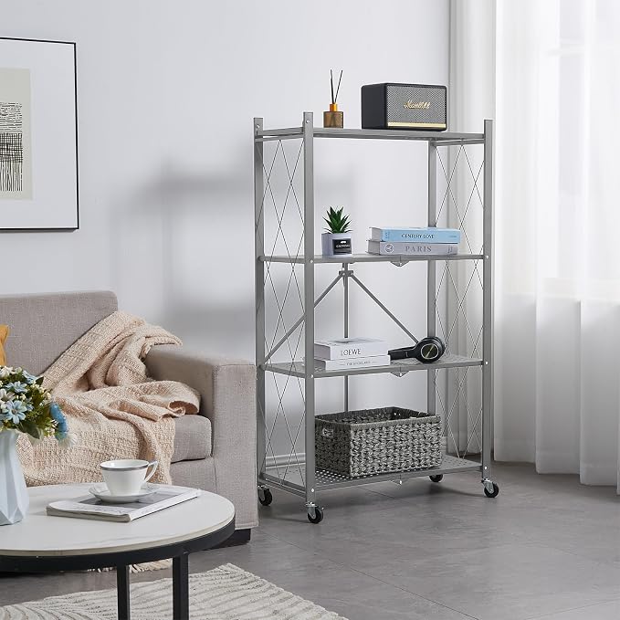 BRIAN & DANY 4-Tier Foldable Storage Shelves - Image 2