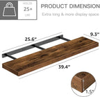 QEEIG Floating Shelves for Wall 39.4" Long - Image 3