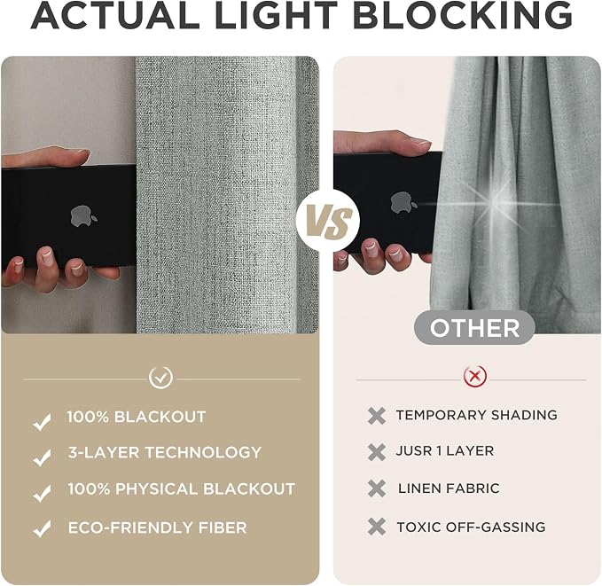 Joydeco Blackout Curtains for Bedroom - Image 5