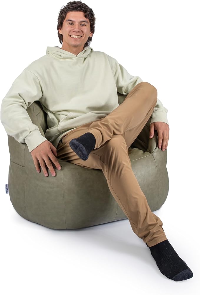 Big Joe Milano w/Vibe Vibrating Massage Bean Bag Chair by BigJoe
