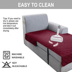 Genina L Shape Couch Cover, Sectional Couch Chaise Covers, Waterproof Washable - Image 5