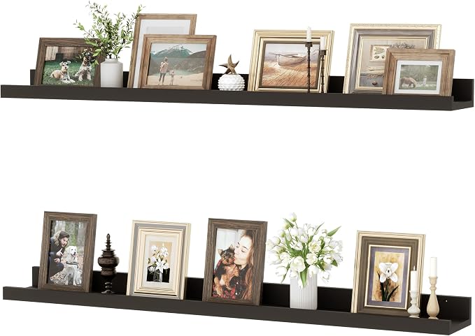 Floating Shelves for Wall, 36 inch Wood Floating Shelves Set of 2, Picture by Unknown