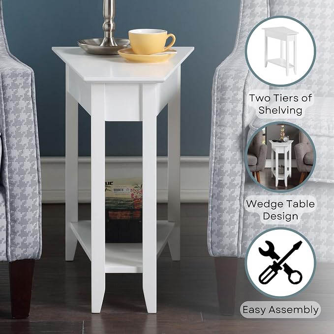 Convenience Concepts American Heritage Wedge End Table 24" - Image 6