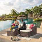 5-Piece Outdoor Sectional Sofa Set, Outdoor Patio Set Sectional Sofa, - Image 2