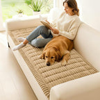 Couch Cover for Dogs, Washable Non Slip Plush Flannel Sofa Protector | Thick - Image 2