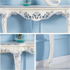 Vintage French Console Table, Wood Entryway Table - Image 6