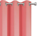 Blackout Curtains 38 x 84 inch/Coral Curtains Set of 2 Panels/Thermal Insulated - Image 6
