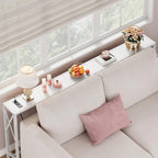 Gewudraw 70 in Skinny Sofa Table Behind Couch, Console Table - Image 2