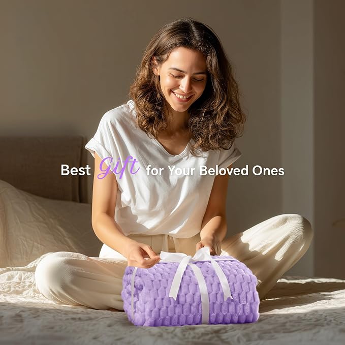 BEDELITE Lavender Large Throw Blanket - Image 2