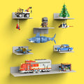 BlissBox 9-Pack Floating Display Shelves by BlissBox