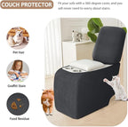 ALIECOM Recliner Sectional Couch Covers L Shape Stretch Corner Reclining - Image 5