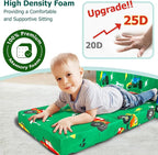 Kids Couch, 2-in-1 Kids Fold Out Sofa, Convertible Toddler Couch to Lounger - Image 5