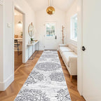 HEBE Hallway Runner Rug 3'x16', Washable Non Slip Kitchen Rug Runner | Soft - Image 8