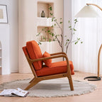 Karl home Accent Chair Mid-Century Modern Chair - Image 4