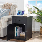 SOOWERY Nightstands Set of 2, Nightstand - Image 5