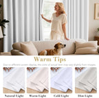 H.VERSAILTEX White Curtains 84 inches Long - Image 5