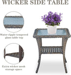Belord 7 Piece Wicker Patio Furniture Set - Image 8