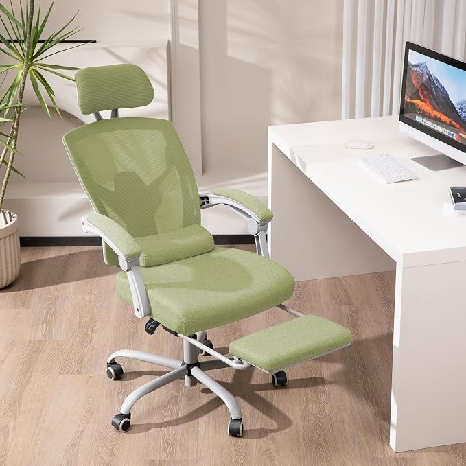 Sweetcrispy Office Computer Desk Chair, Ergonomic High-Back Mesh Rolling Work by Sweetcrispy