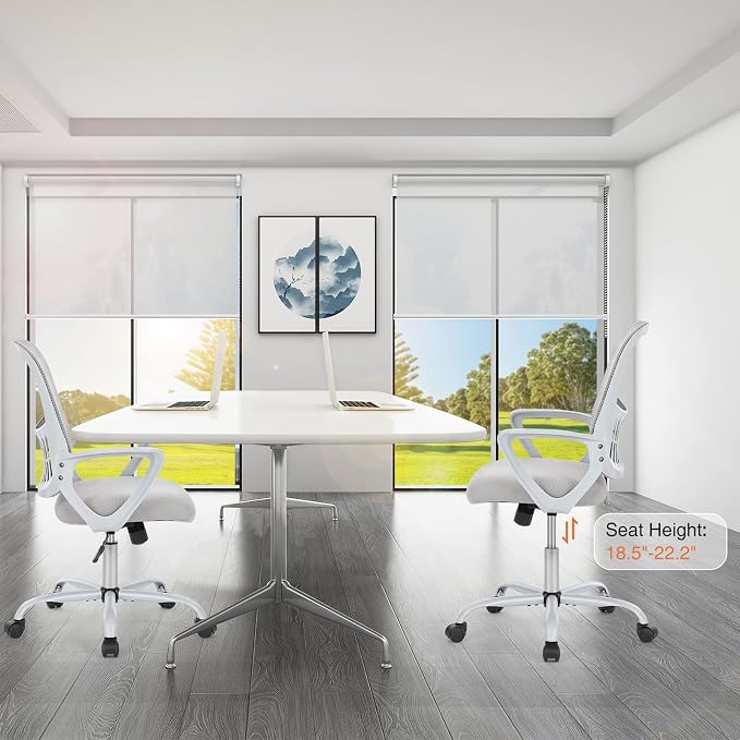 Sweetcrispy Ergonomic Mid-Back Mesh Home Office Desk Chair - Image 6